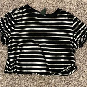 Stripped crop top